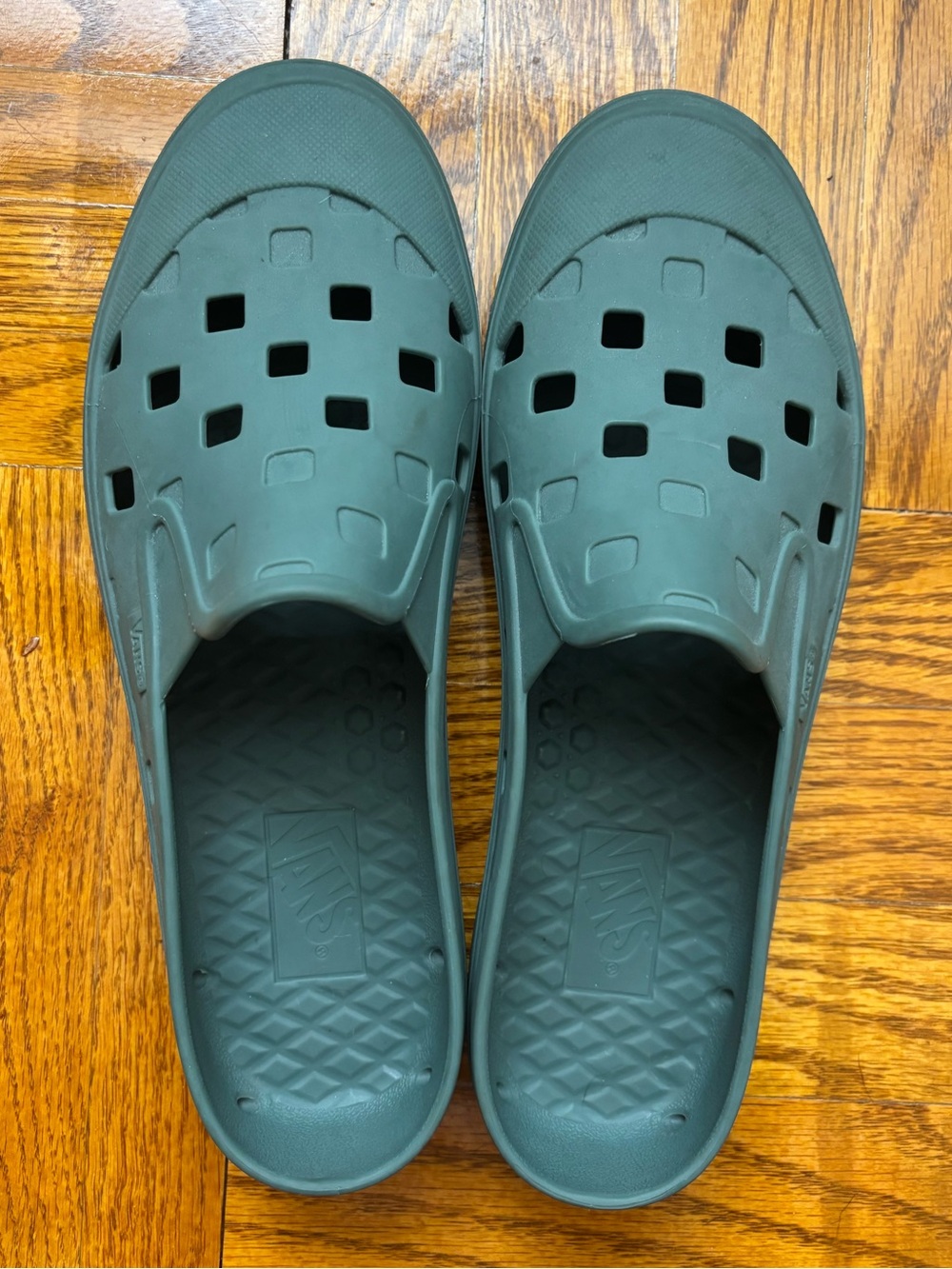 Vans Trek Slip-On Mule Clogs Olive Slate Green Men’s Size 10